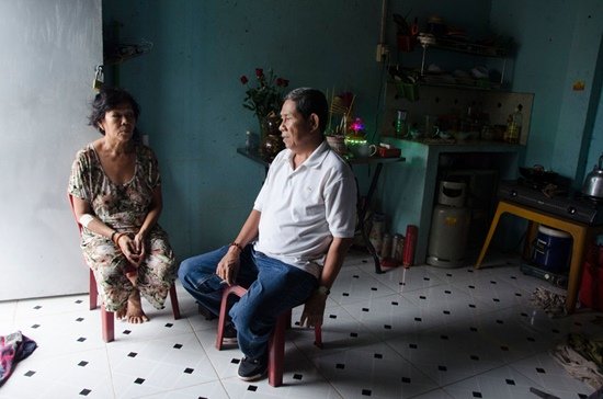 Cô Vân chia sẻ những khó khăn và cảm kích những người đã giúp đỡ mình.