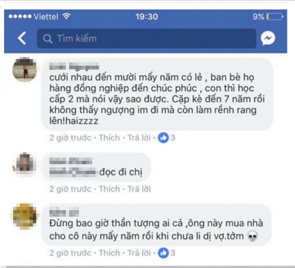 Một số người tố BTV Quang Minh bỏ vợ con để chạy theo người thứ ba.
