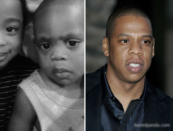 
Cậu bé có đôi môi trái tim giống ông xã của Beyonce, nam ca sĩ nhạc rap Jay-Z.
