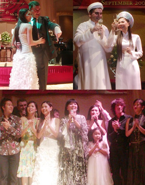 Lễ đính hôn của Thanh Thảo có sự tham dự đông đủ bạn bè trong giới showbiz