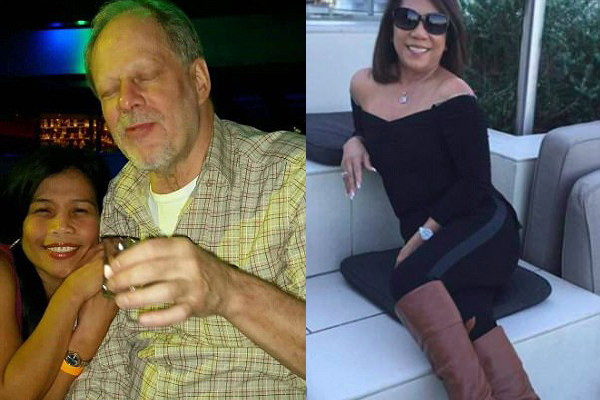 
Marilou Danley, bạn gái của tay súng giết 59 người ở Las Vegas. Stephen Paddock ảnh bìa bên phải) đã tuyên bố bà không hề hay biết về kế hoạch điên rồ của Paddock
