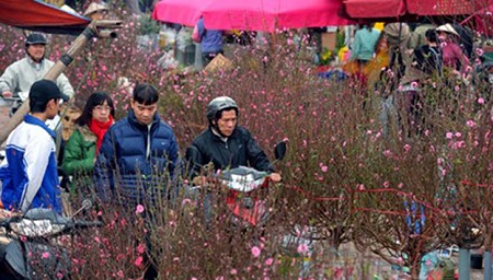 Miền Bắc trời lạnh trong dịp Tết Nguyên đán 2017. Ảnh: TL