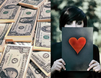 
Phụ nữ thường phủ nhận giá trị của đồng tiền khi yêu
