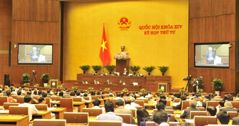 
Quốc hội thảo luận về việc thực hiện chính sách, pháp luật về cải cách tổ chức bộ máy hành chính nhà nước giai đoạn 2011-2016.
