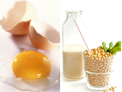 
Không hề bổ béo gì khi ăn trứng sau đó uống sữa đậu nành. Ảnh: FDA.
