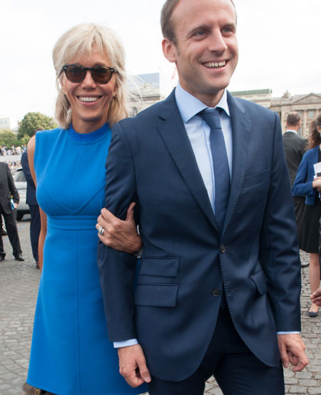 Bà Brigitte bên chồng