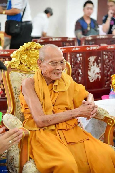 Nhà sư Pian khi còn sống. Ông là một nhà sư được nhiều phật tử kính trọng, tôn sùng.