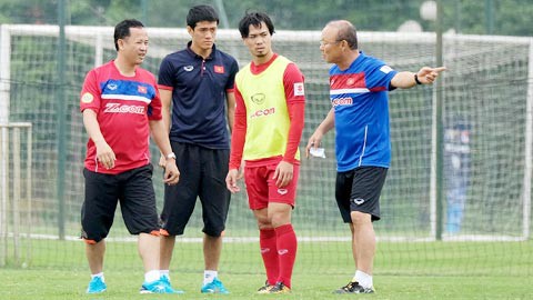 Chỉ trong thời gian ngắn, HLV Park đã giúp thể lực các tuyển thủ Việt Nam lên thấy rõ