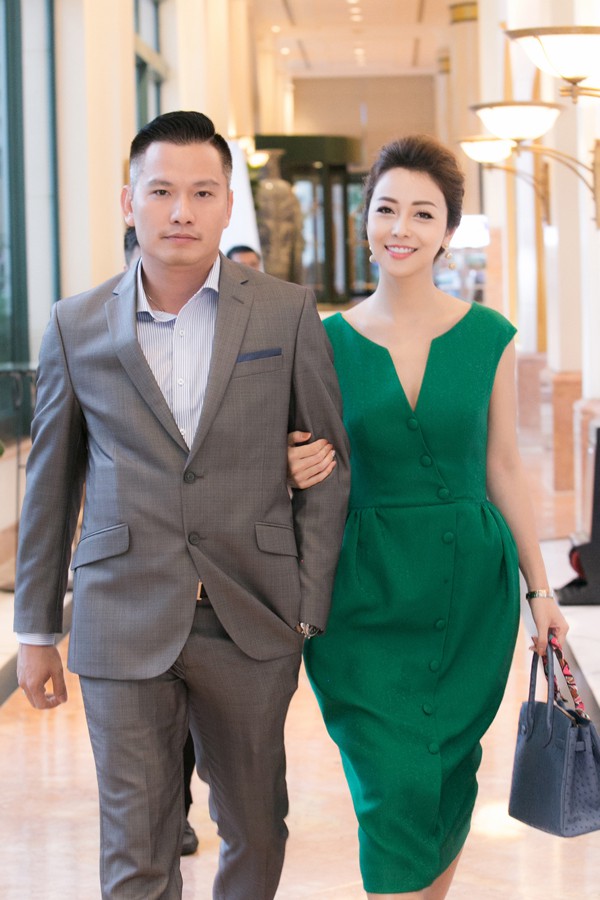 Jennifer Phạm và chồng đại gia.