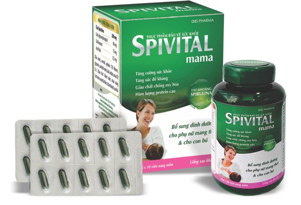 
Viên uống Spivital mama có tác dụng bổ sung vi chất dinh dưỡng, đặc biệt tốt cho sức khỏe của các bà bầu hay các mẹ đang cho con bú.
