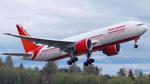 Một máy bay chở khách Boeing-777 của Air India. Ảnh: Air India.