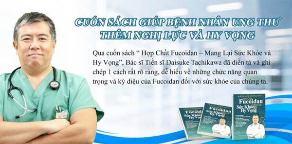 TS. BS Daisuke Tachikawa ghi chép cẩn thận nội dung cuốn “Hợp chất Fucoidan mang lại sức khỏe và hy vọng