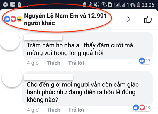 Nam Em không ngay lập tức like trạng thái của tình cũ.