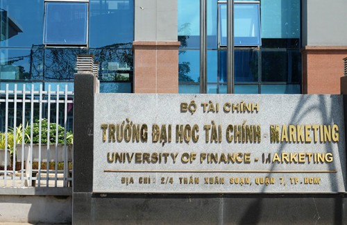Trường Đại học T&agrave;i ch&iacute;nh - Marketing ở quận 7, TP HCM. Ảnh: Mạnh T&ugrave;ng.