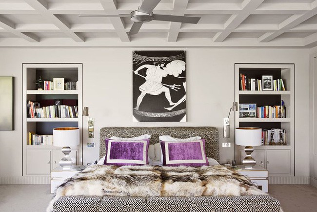 Phòng ngủ với thiết kế độc đáo, vô cùng thông minh mang đến không gian lưu trữ tiện lợi đáng để học tập.