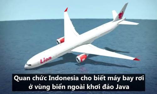 Tái hiện vụ rơi máy bay JT610 ở Indonesia. Video: Next Media