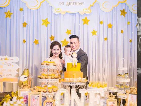 Gia đình nhỏ của diễn viên Việt Anh.