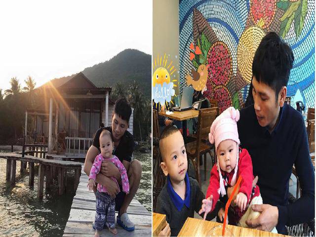 Ngoài quản lý hàng hóa, anh Phương còn đảm nhận việc chăm sóc các con và việc nhà vì chị Chinh bị suy nhược cơ thể nặng sau sinh bé gái thứ 3.