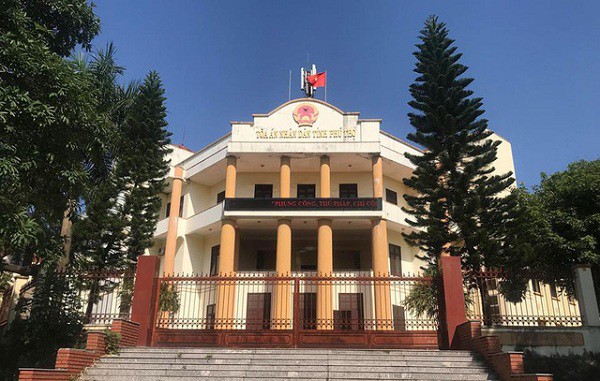 Tòa án tỉnh Phú Thọ- nơi diễn ra phiên xử. (ảnh: tg)