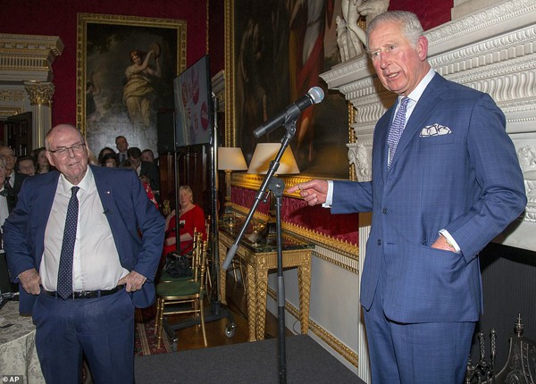 
Thái tử Charles phát biểu tại một sự kiện trong chuỗi hoạt động mừng sinh nhật 70 của ông.
