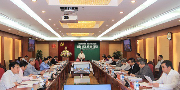 Từ ngày 12 đến 14/11, tại Hà Nội, Ủy ban Kiểm tra Trung ương đã họp kỳ 31.