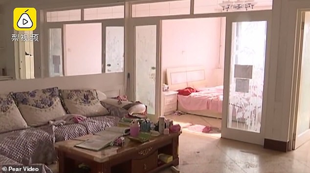 H&igrave;nh ảnh căn ph&ograve;ng nơi xảy ra vụ việc.