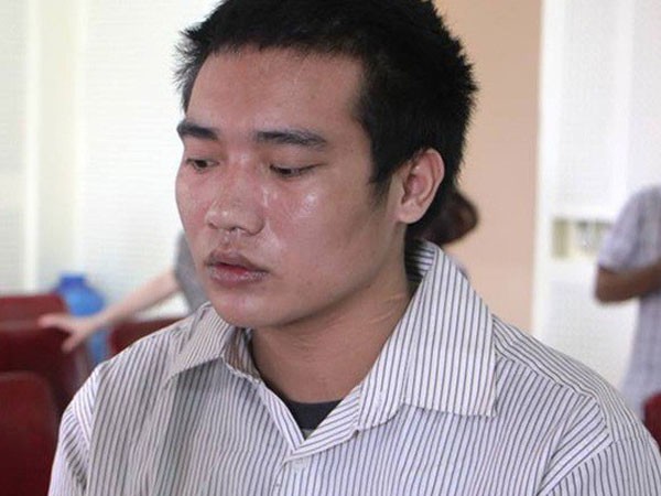 
Bị cáo Lương Văn Hùng tại phiên tòa.
