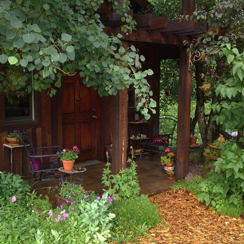 
Trên diện tích hơn 1.700 m2, vợ chồng Theri dựng căn nhà gỗ bằng nghề mộc sẵn có và cải tạo mảnh đất đầy cỏ dại thành khu vườn.

