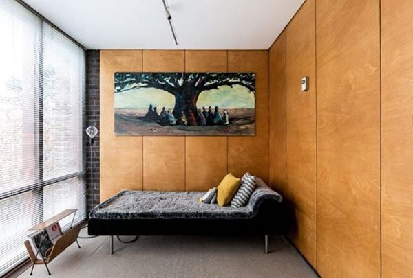 
Hai phòng ngủ  được thiết kế tường gỗ để tạo nên không gian riêng tư.

