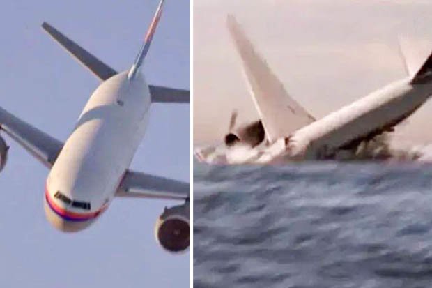 Máy bay MH370 được cho là dã lao xuống Ấn Độ Dương.