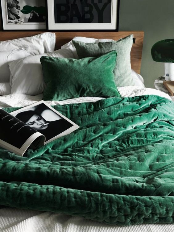 
Bộ đồ giường nhung ngọc lục bảo là một ý tưởng tuyệt vời để tạo thêm màu sắc cho phòng ngủ của bạn.

