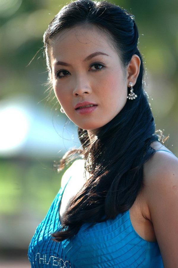Nhan sắc thời Lưu Bảo Anh dự thi Hoa hậu Việt Nam.