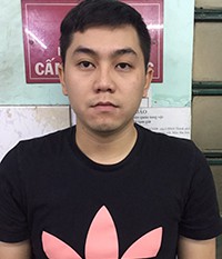 Tài tại cơ quan công an. Ảnh: Nhật Vy.