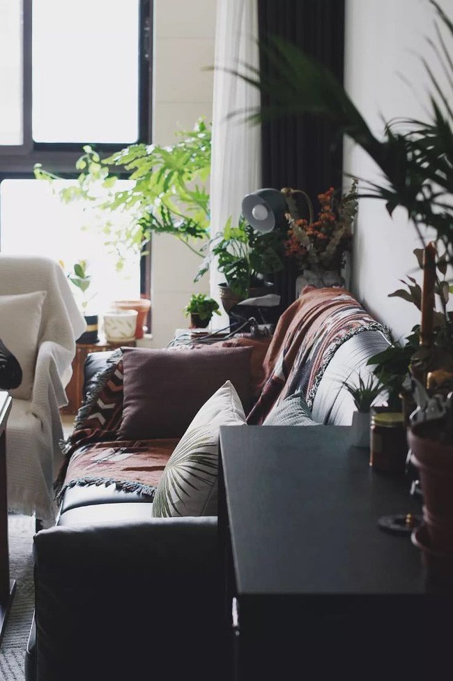 Không gian ngập tràn ánh sáng.