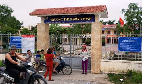 Trường THCS Đồng Minh ở huyện Vĩnh Bảo, TP Hải Phòng. Ảnh: Giang Chinh