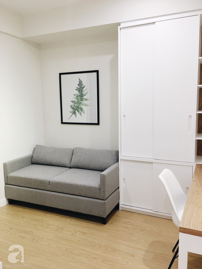 Phòng đa chức năng được thiết kế đơn giản, tiện ích.
