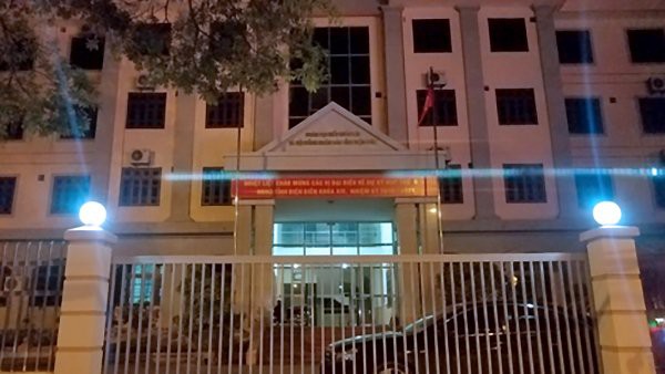 Trụ sở HĐND tỉnh Điện Biên, nơi xảy ra vụ việc