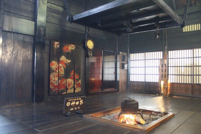 Không gian bên trong với cách thiết kế theo phong cách truyền thống của Nhật Bản.