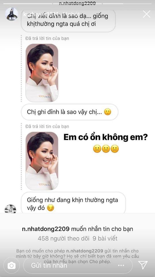 Một antifan cho rằng Kỳ Duy&ecirc;n đang tỏ &yacute; khinh thường đ&agrave;n chị v&agrave; nhận được c&aacute;i kết đắng
