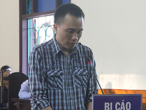 
Bị cáo Quân tại tòa. Ảnh: Đức Hùng
