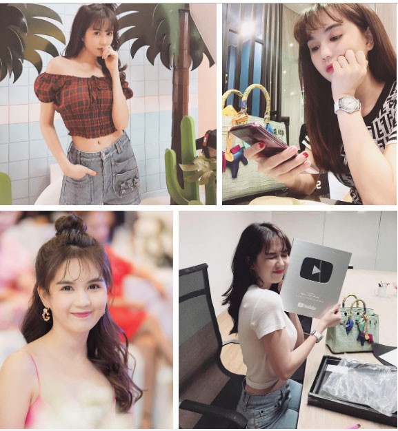 Đã tròn 29 và nếu tính tuổi mụ là 30 rồi, bản thân Ngọc Trinh chắc cũng tự ý thức được rằng thời gian cứ trôi tỉ lệ thuận với việc nhan sắc mình sẽ không còn trẻ trung nữa. Thế là bên cạnh việc chăm da, cô cắt luôn cả mái cho cẩn thận. Ừ thì, tinh thần cầu tiến vẫn nên được thông cảm. Có điều, Trinh cái gì cũng biết, chỉ không biết rằng: mình vốn không hợp với mái thưa. Kiểu mái này, không những không giúp cô xinh đẹp hơn mà còn dìm nhan sắc của cô xuống vài nấc...