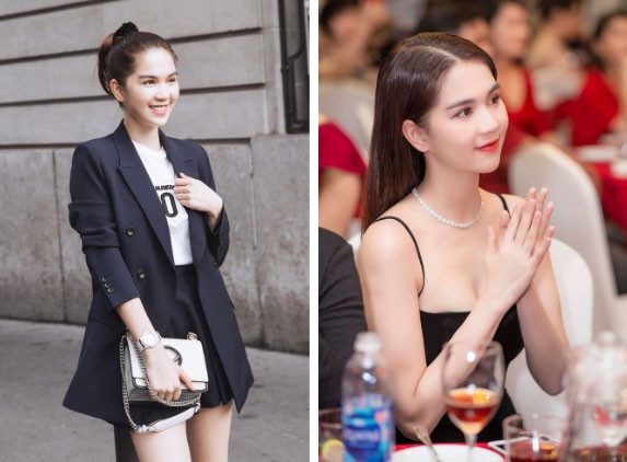 Thực tế là, Ngọc Trinh trông vẫn trẻ hơn tuổi 29 của mình, do cô có gương mặt khá bầu bĩnh dễ thương. Vì thế, chỉ cần cô để tóc mái dài là đã rất xinh và sang (đúng, sang nhé). Nói chính xác, đây mới là kiểu mái hợp nhất với cô và là kiểu cô nên gắn bó lâu dài mới phải. Tiếc cho Trinh thật sự.