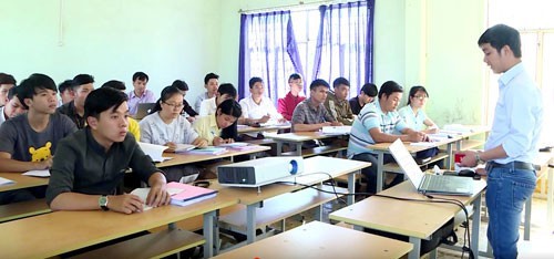 Sinh viên phân hiệu Gia Lai của ĐH Nông Lâm TP.HCM. Ảnh: Người Lao Động.