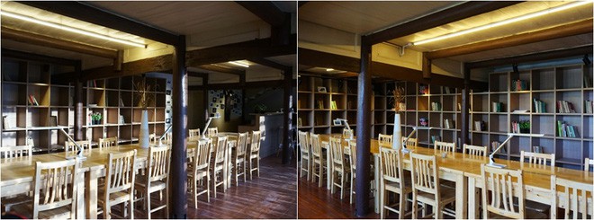 Không gian chính của ngôi nhà được thiết kế đặc biệt.