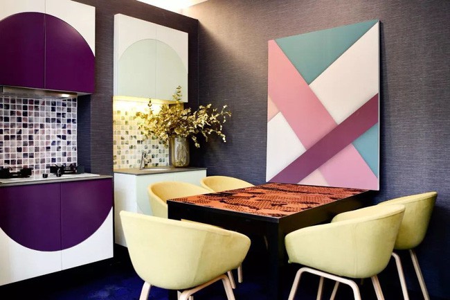 Góc phòng ăn vui nhộn, trẻ trung.