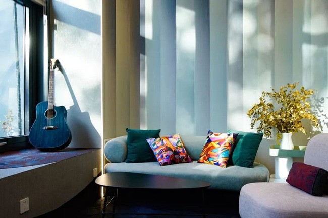 Không gian tiếp khách, trò chuyện vô cùng đặc biệt.