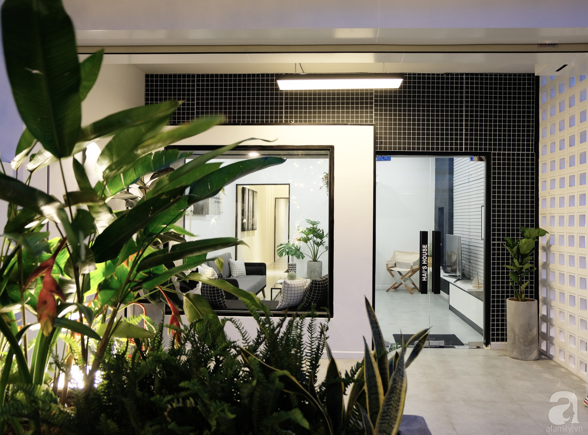 Ngôi nhà dành nhiều không gian cho cây xanh.