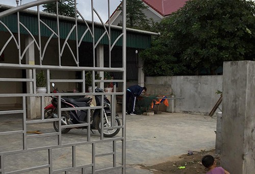 
Ngôi nhà nơi nhóm côn đồ tới đập phá tài sản. Ảnh: Đ.H
