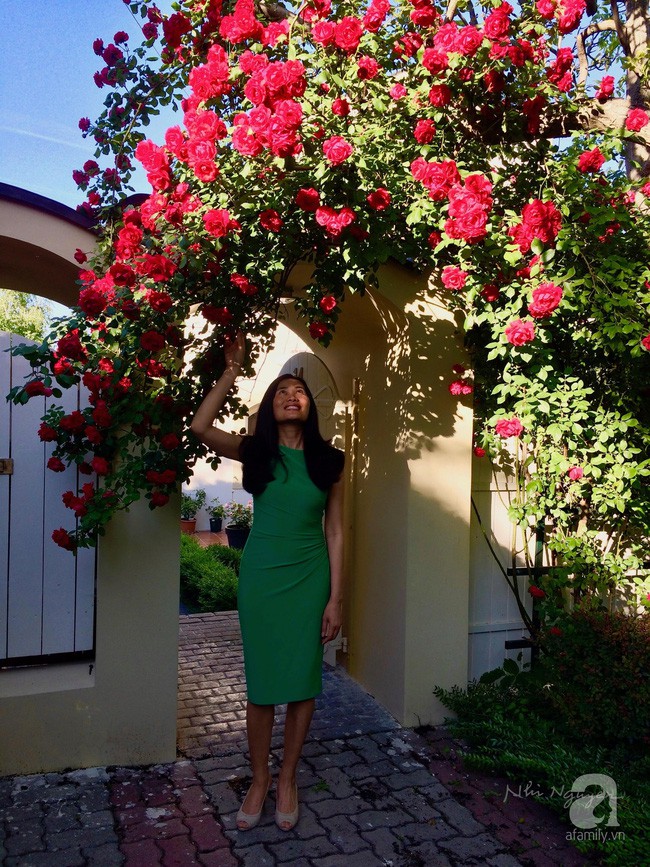 Chị Ái Nhi đã làm vườn được 18 năm.