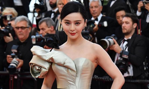 Phạm Băng Băng tại Li&ecirc;n hoan phim Cannes ở Ph&aacute;p hồi th&aacute;ng 5.